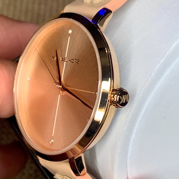 Michael Kors watch leather strap